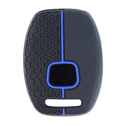Black Blue Silicone Key Shell Case Cover for Honda ( Specified)