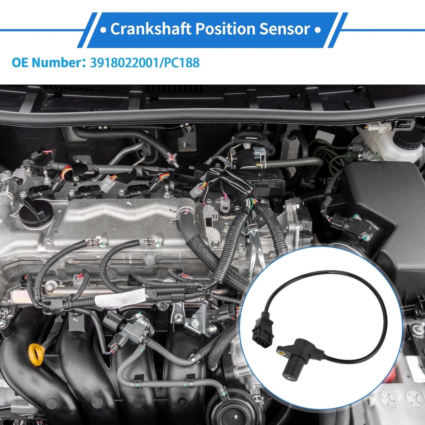 Crankshaft Position Sensor for PEUGEOT 309 1.9 GTI (1988-1989)