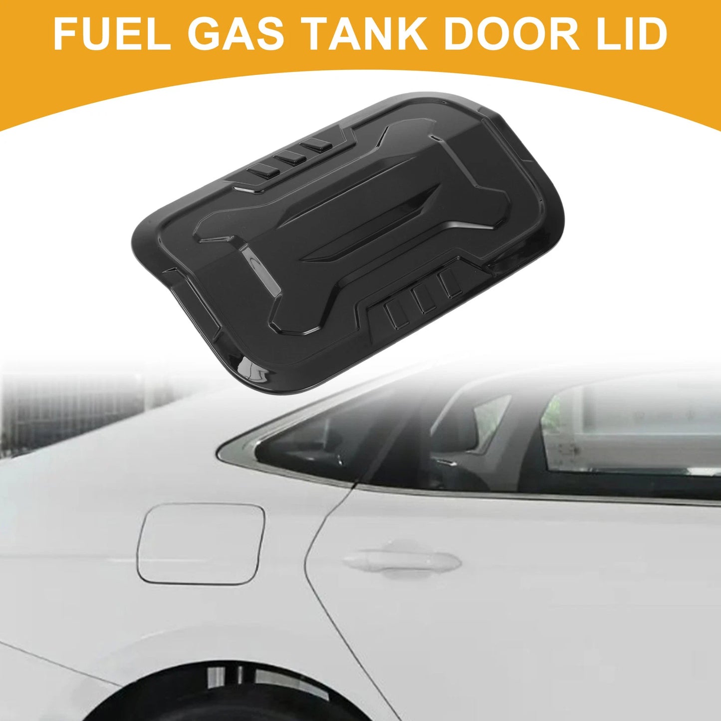 Fuel Tank Door Cap for Toyota Prado (2024-2025) Black Filler Flap Cover
