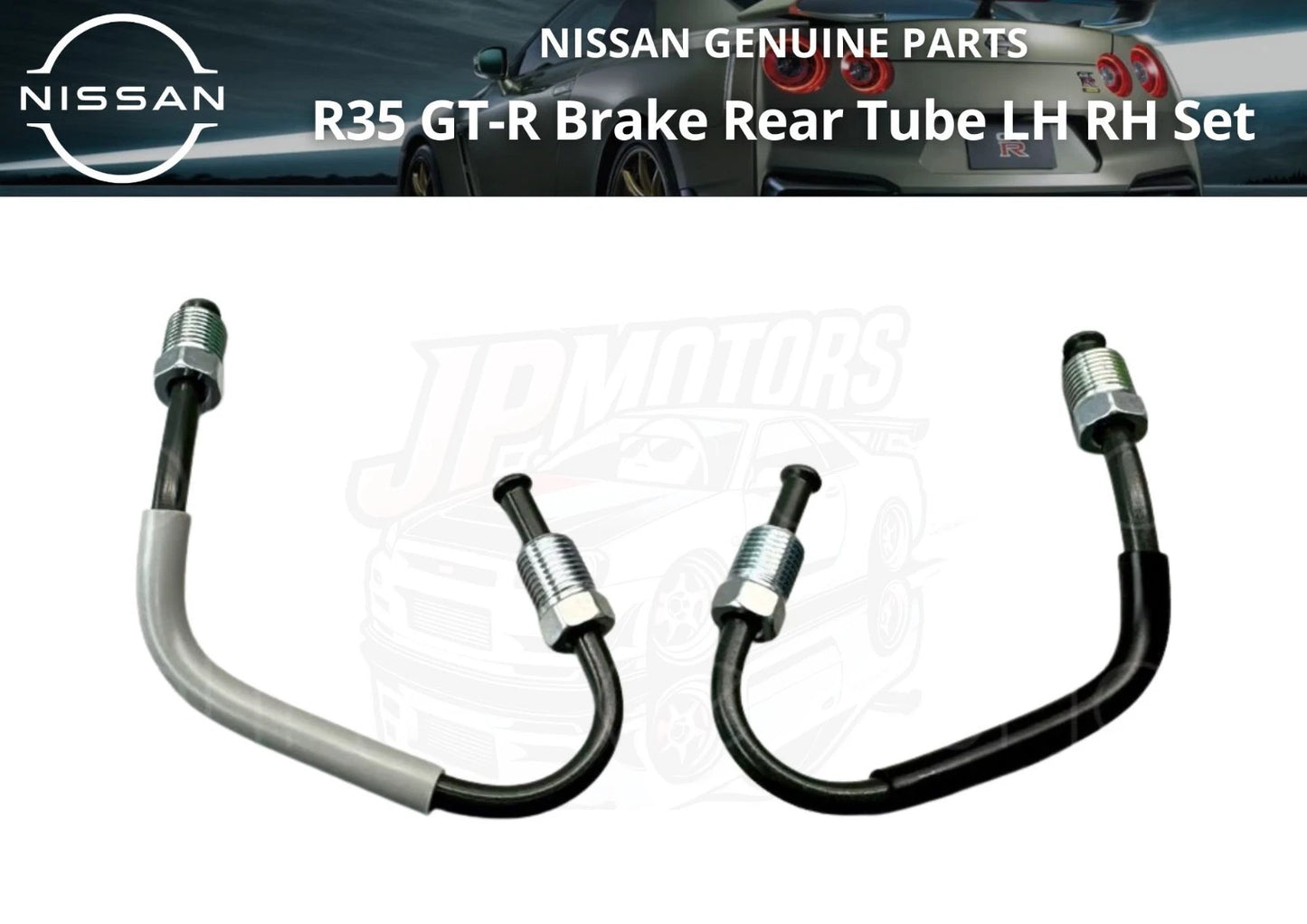 Brake Rear Tube 2 x LH RH for Nissan GT-R (2007–2023)