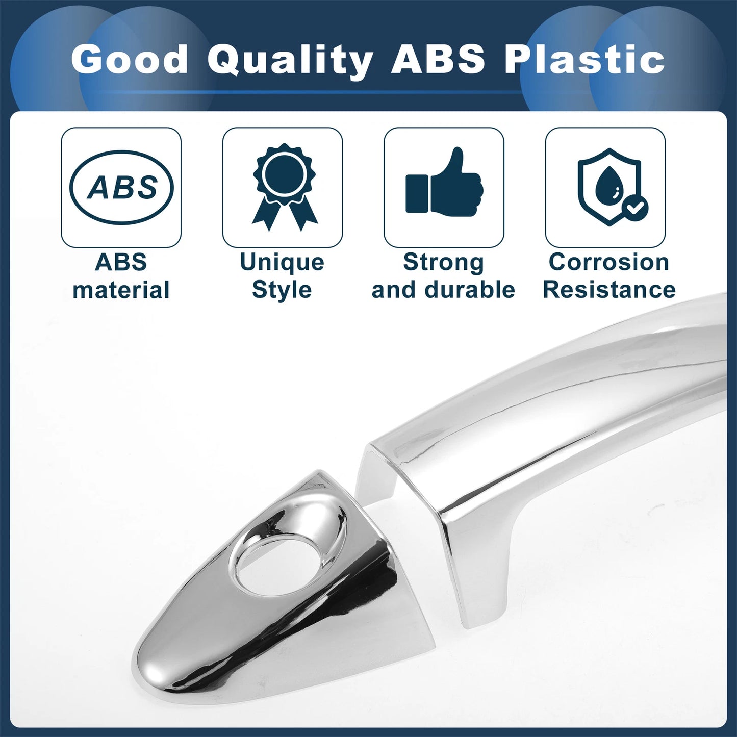 Car Door Handle Cover Trim for Ford Fiesta (2009-2016)