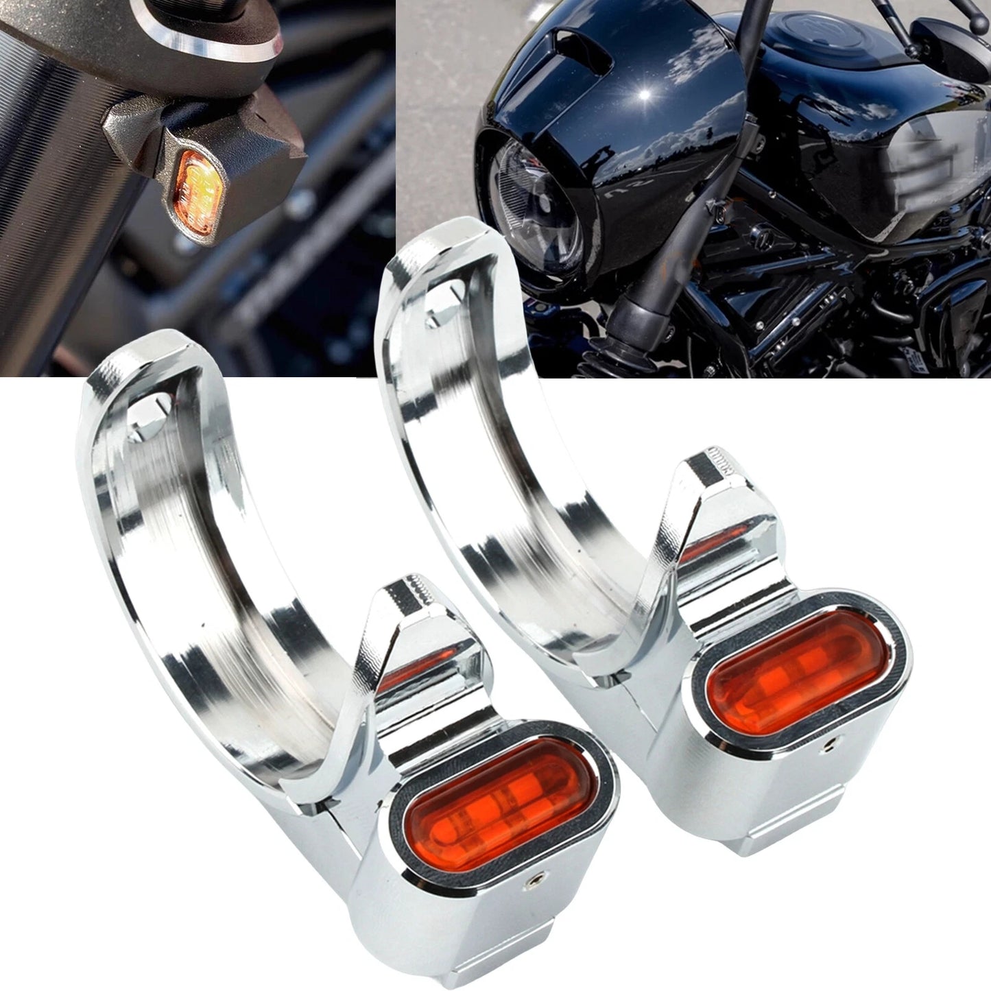 Turn Signal Light 49-51mm for Harley Sportster Dyna