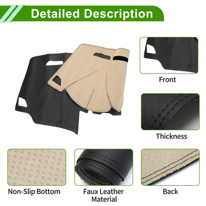 Dashboard Cover Mat for Ford Edge 2015-2021 - Black Carpet
