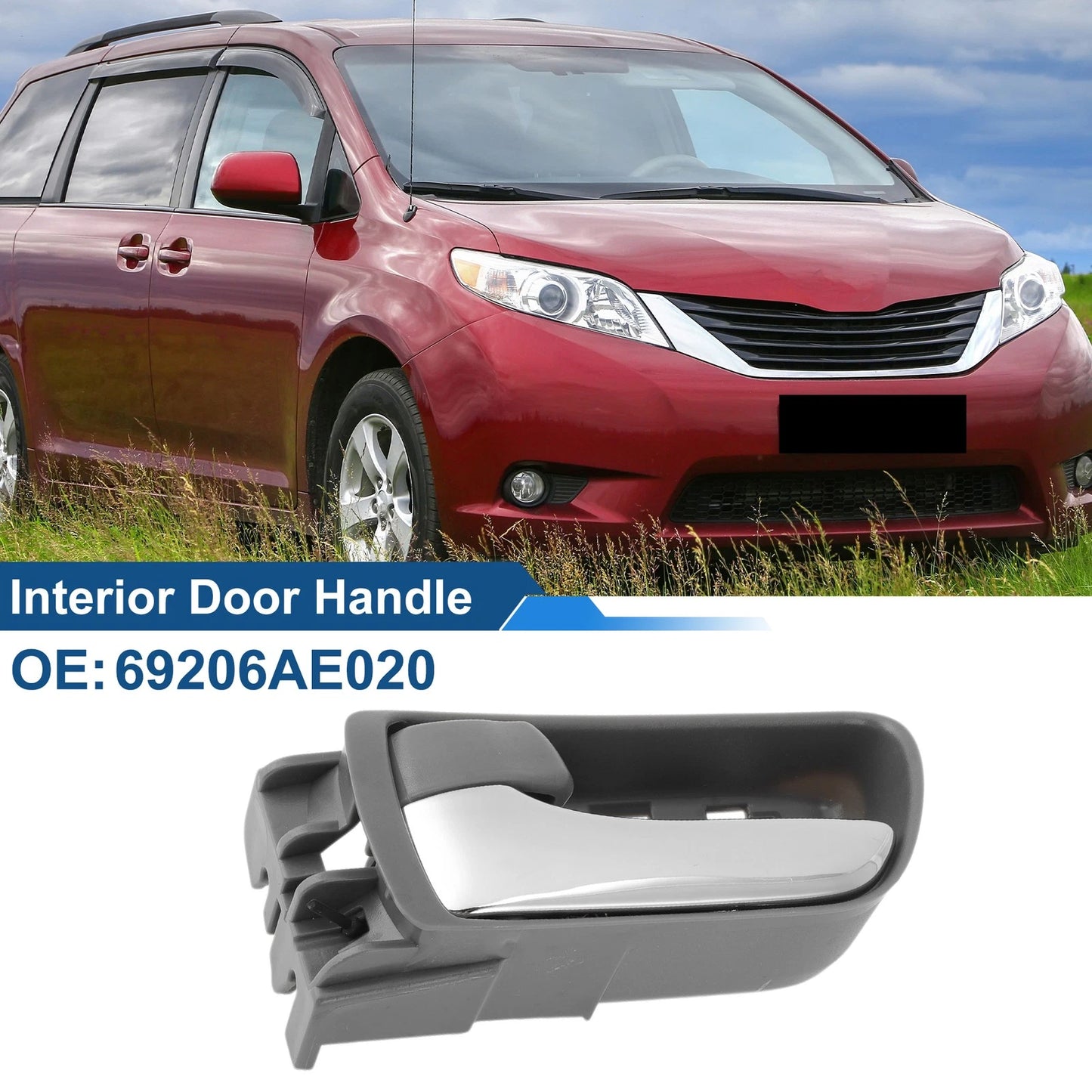 Front Passenger Side Interior Door Handle for Toyota Sienna (2004–2010)