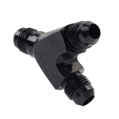8AN Black Y Fuel Block Flare Union Fitting for Make & Model
