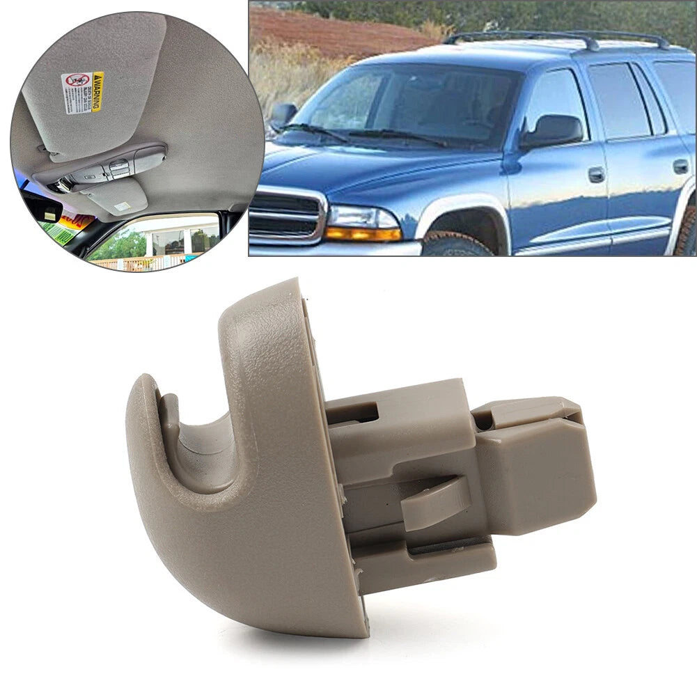 Sun Visor Retainer Clip for Dodge Dakota Durango Ram (2000-2003) Beige
