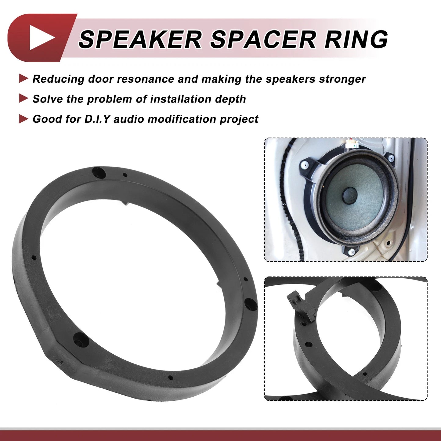 6"x9" Speaker Spacer Rings for Honda Accord (2003-2007) 2 Pcs