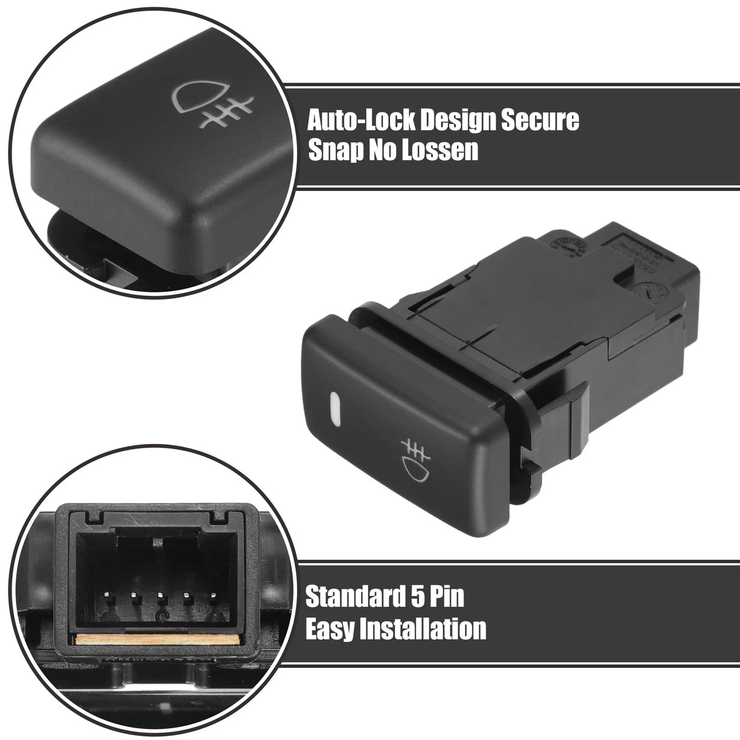 Rear Fog Light Switch for Toyota Alphard ANH10 (2002-2008)