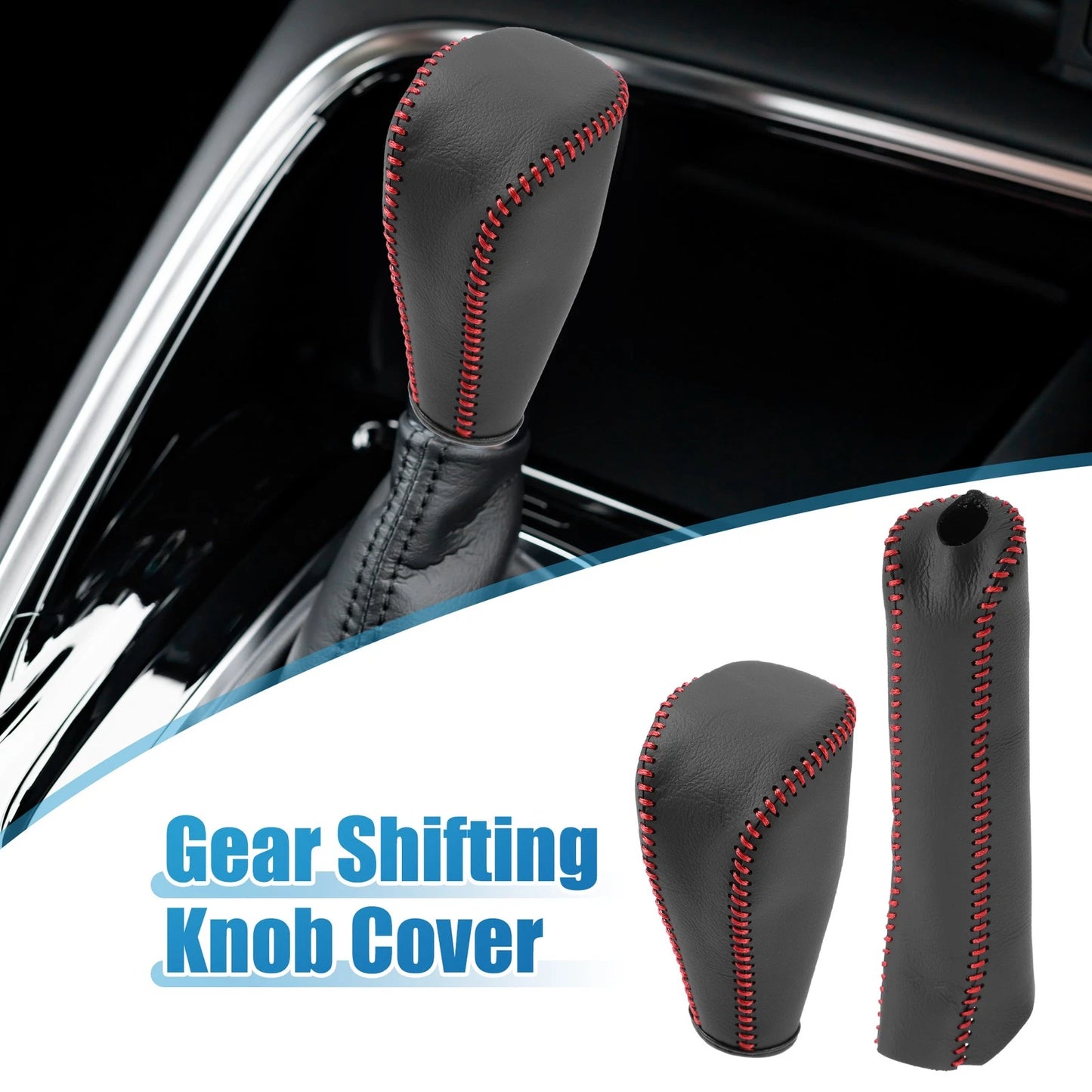 Gear Shifting Knob Cover Hand Brake Cover Set for Toyota Corolla (2014–2018)