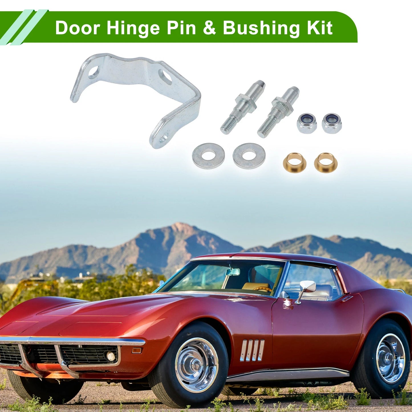 Door Hinge Pin & Bushing Kit for Chevrolet Avalanche Silverado