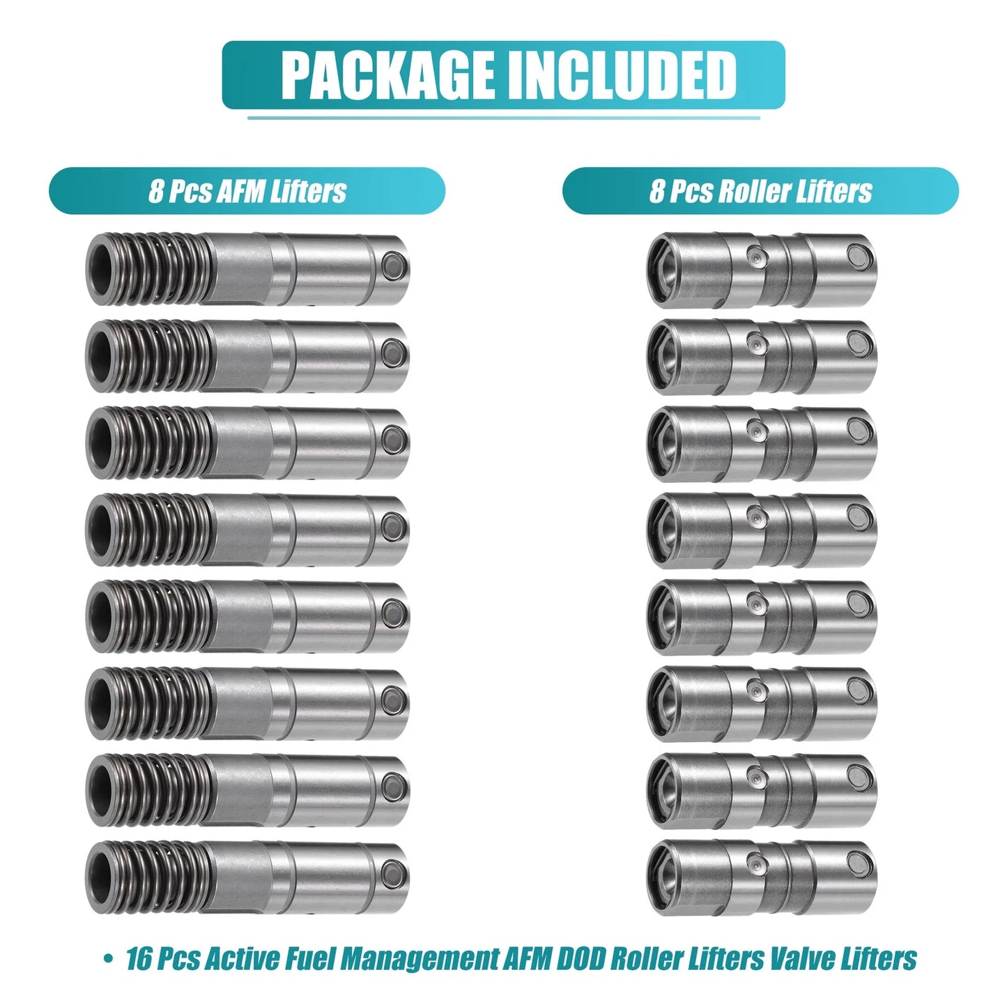 Set Hydraulic Roller Lifters for Chevy Engine
