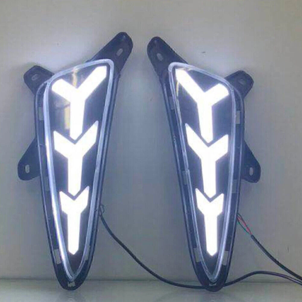 Dual Color LED Daytime Running Lights for 2016-2018 Toyota C-HR (2 x Lights)