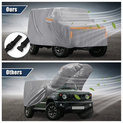 Car Cover Set for Suzuki Jimny Outdoor Waterproof Protection