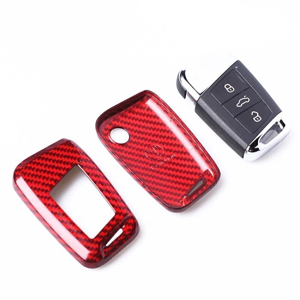 Carbon Fiber Key Case for 2017-2018 Volkswagen Magotan (2017-2018)
