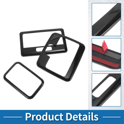 Light Trim Bezel for Suzuki Spacia Custom 2024-2025 Black