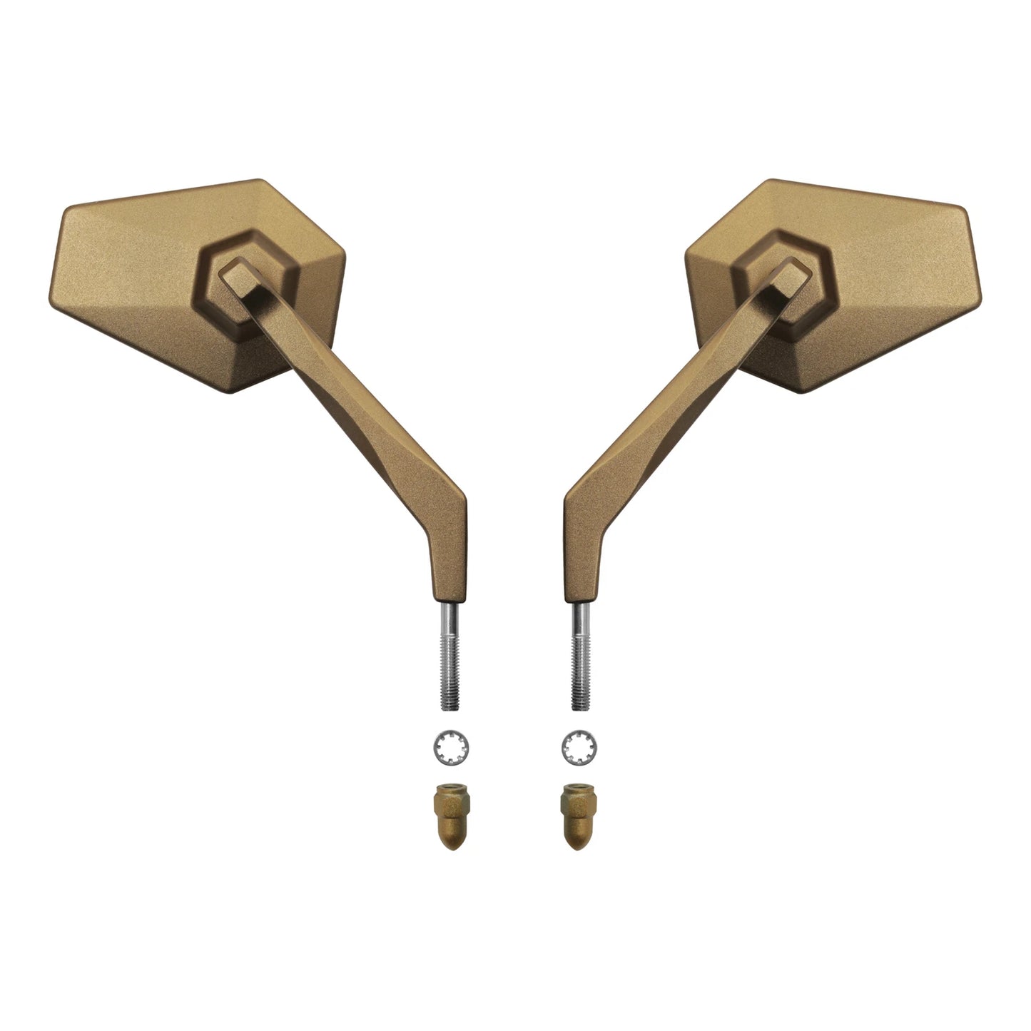 Gold Rear-View Mirrors for Harley CVO Road Glide (2023-2024)