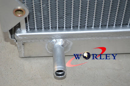 Aluminum Radiator & Oil Cooler for Mazda R100 Familia 68-73