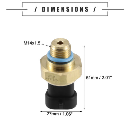 Oil Pressure Sensor for Dodge Ram 2500/3500 Black