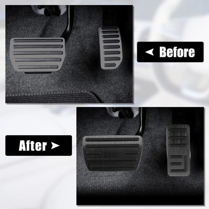 2 x Non-Slip Metal Foot Pedal Covers for Honda HR-V Vezel RV3 (2014-2021)