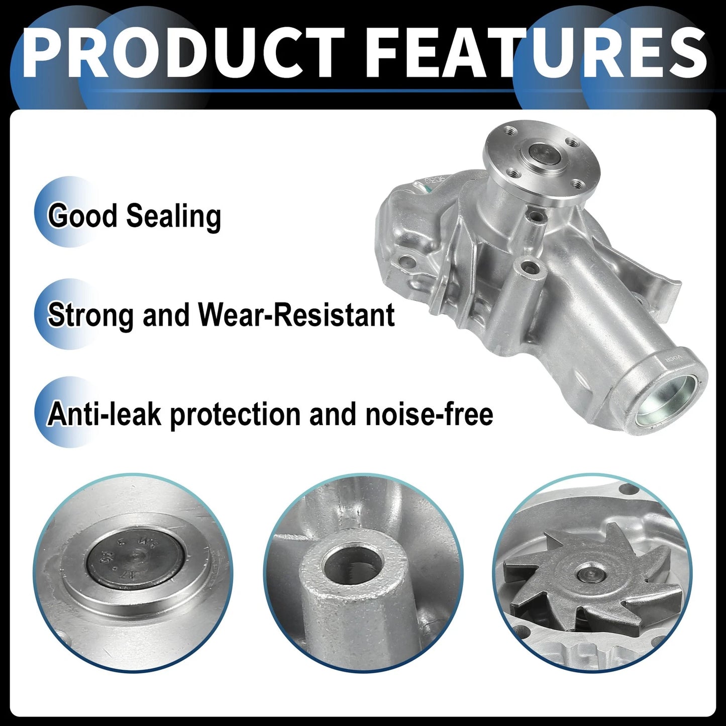 Water Pump & Gasket Kit for Mitsubishi Outlander (2003)