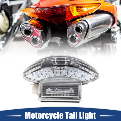 Clear Shell Yellow LED Brake Tail Light for Suzuki Hayabusa (1999–2020)