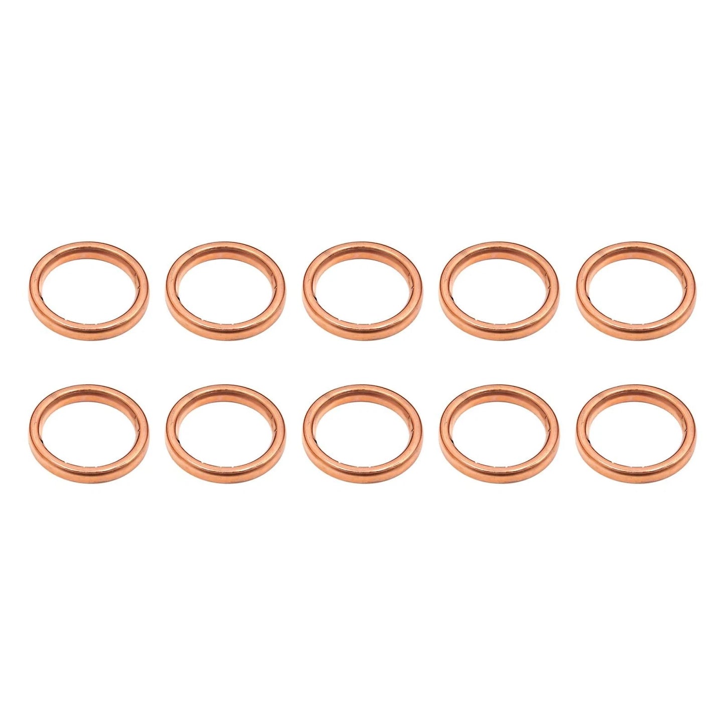 10 x Metal Motorcycle Exhaust Pipe Muffler Gaskets for Honda GY6-125 ATV