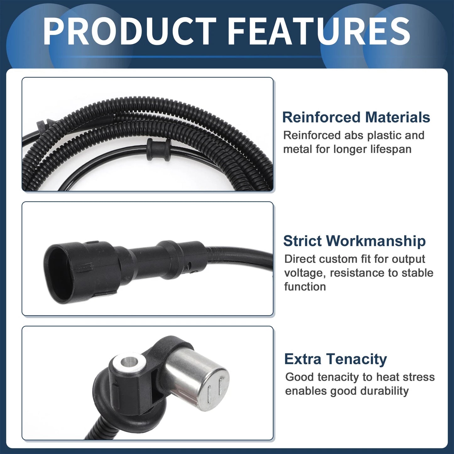 ABS Wheel Speed Sensor for Jeep Wrangler Rear Right (2011-2018)