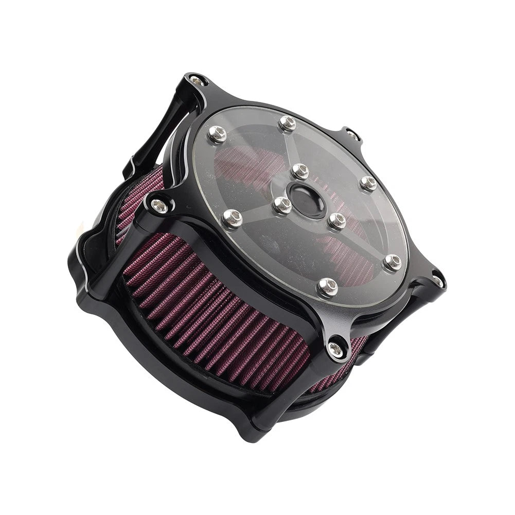 Red Air Cleaner Intake Filter Kit for Harley Sportster XL883 XL1200 (1991-2023)