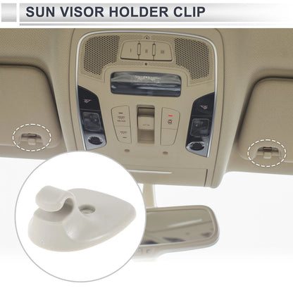 Sun Visor Holder Clip for Chrysler Sebring and Dodge Avenger Gray