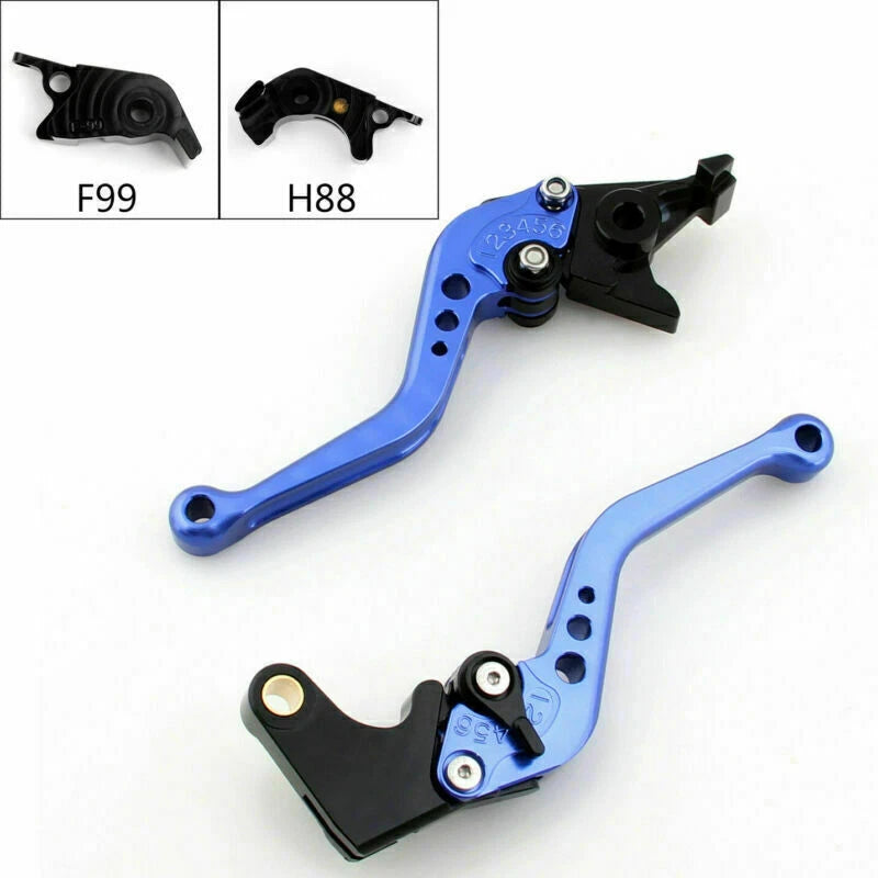 Racing Lever Set for Kawasaki ZZR/ZX1400 SE (2016-2017) Blue, 2 x