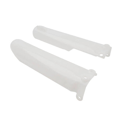 White Front Fork Guard Covers for Chinese 125-190cc Pit Dirt Bikes