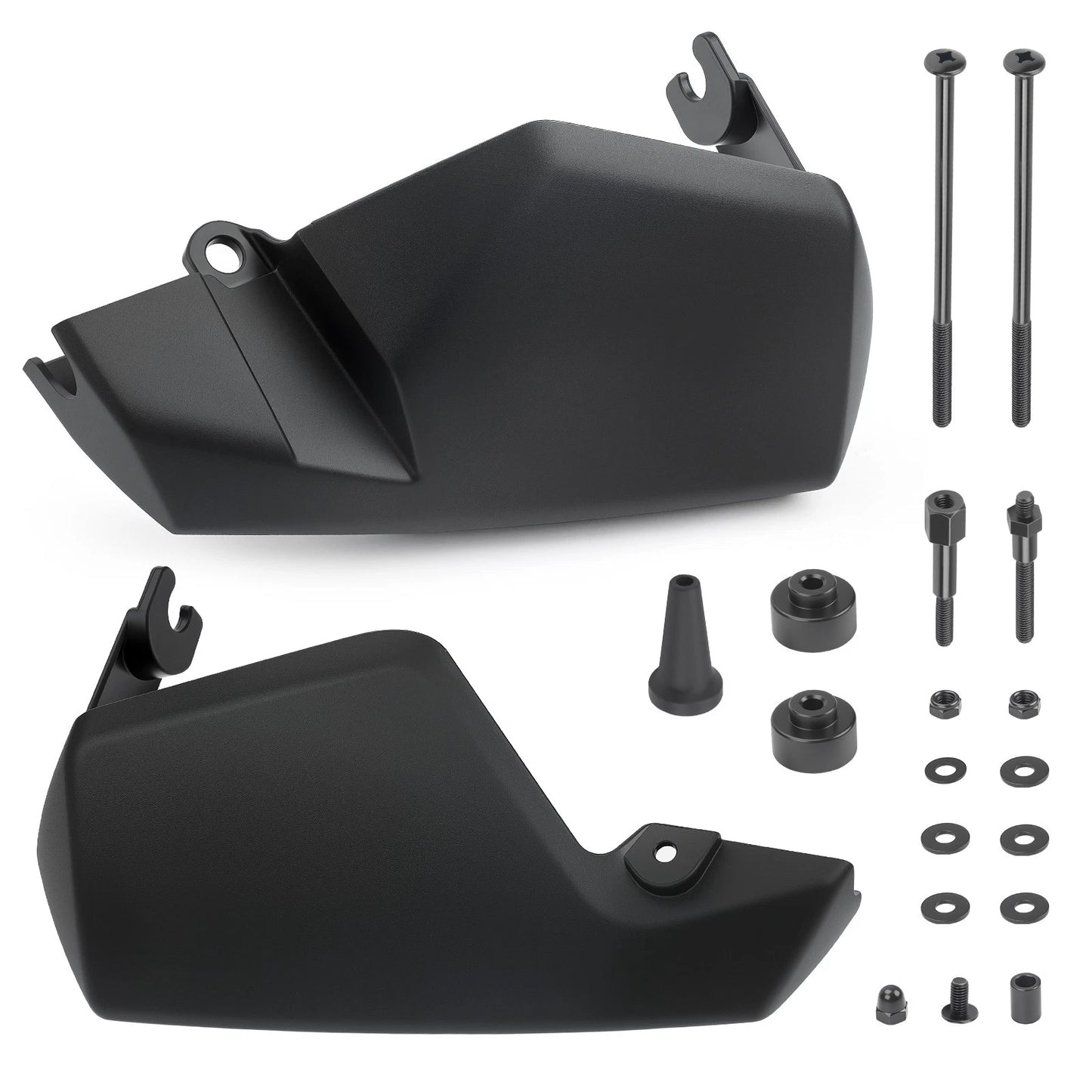 Hand Guard Set for Suzuki V-Strom 650 (2004-2011) Black Brush Rain Guards