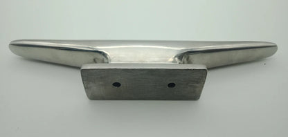 Boat Cleat Narrow Base 316 Polished Stainless Steel Heavy Duty 200mm