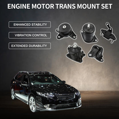 Trans Mount Set 2.4L for Honda Accord & Acura TSX 1 Set (2008-2012)