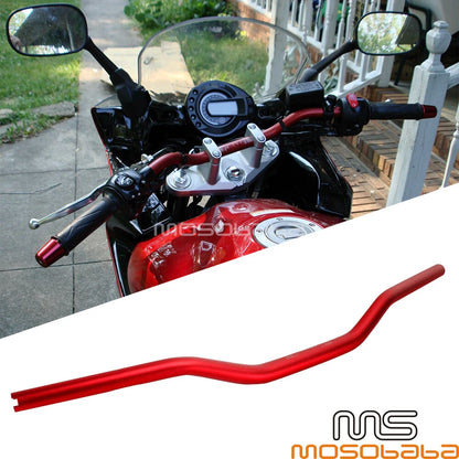Billet Anodized 1-1/8" MX Style Drag Bar for Harley Sportster 883 (2004-2023)