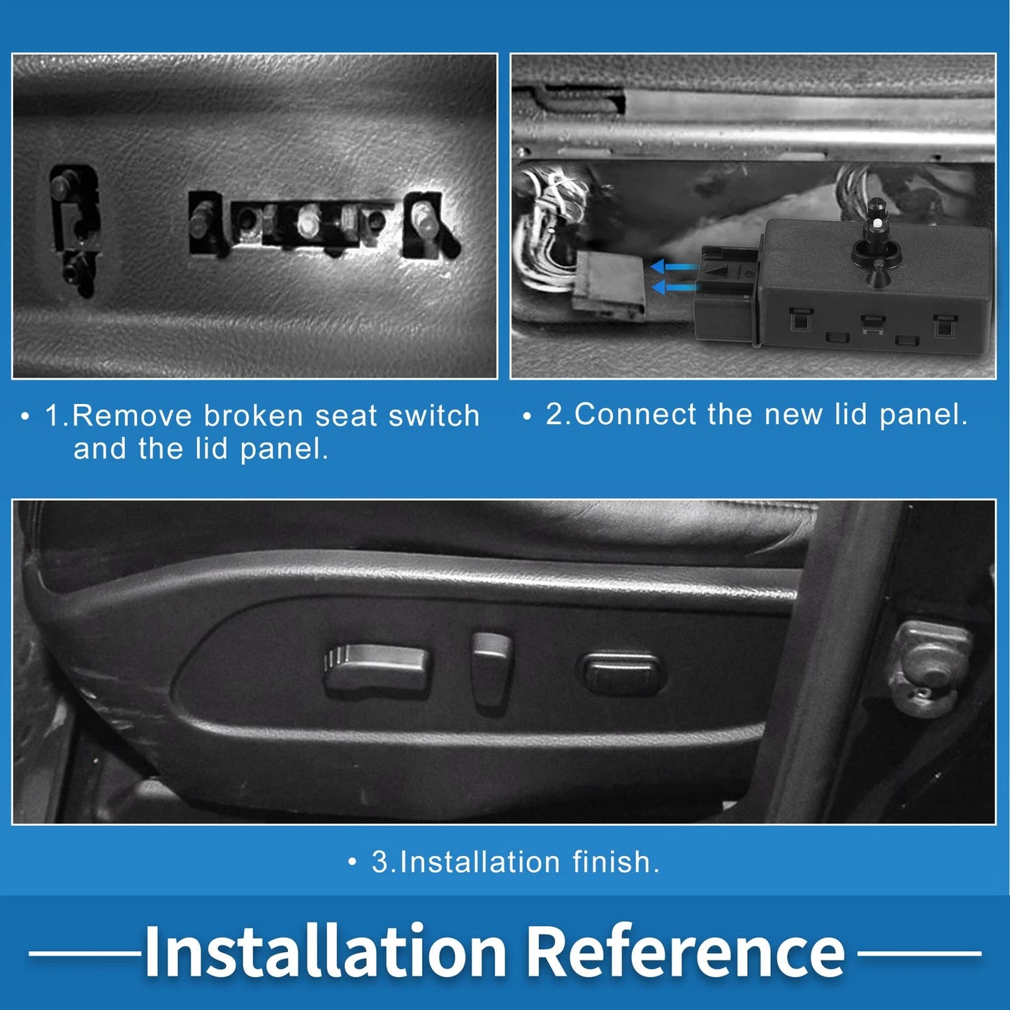 Seat Heating Button Control Switch for Ford Galaxy MK 3 & S-MAX (2006-2015)