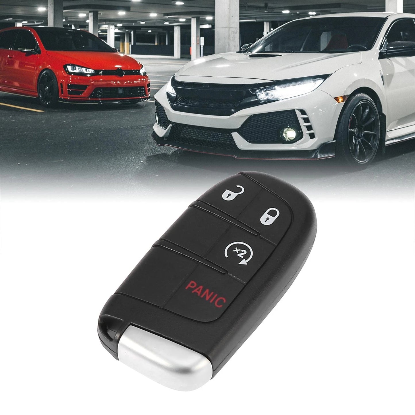 Keyless Entry Remote Car Key 433MHz for Dodge Durango (2015 - 2018)