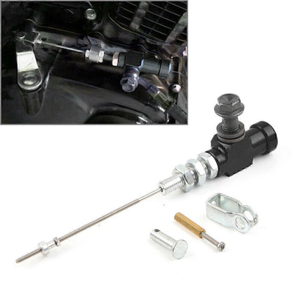 Hydraulic Clutch Cable & Brake Pump Cylinder for Motorcycle - Black