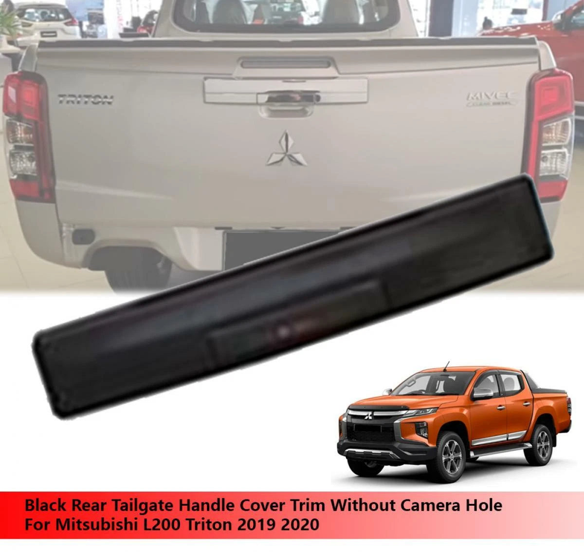Rear Tailgate Handle Cover for Mitsubishi L200 Triton (2019-2020)