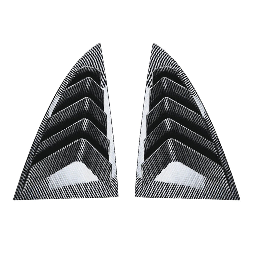 Carbon Fiber Rear Window Louver Cover Trim for Tesla Model Y (2020-2023)