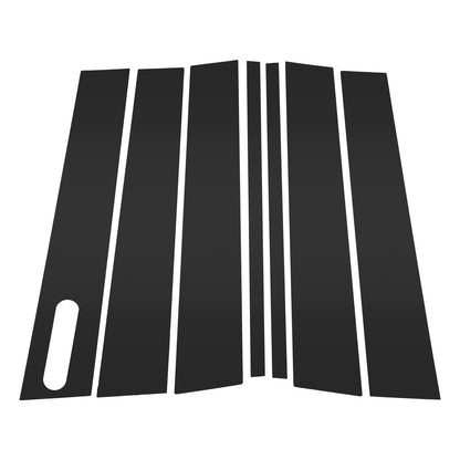 7 Pcs Black Door Pillar Window Trim for Ford Explorer (2002-2010)