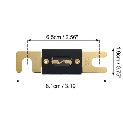 50A ANL Fuse for Car Truck Motorcycle Boat Audio CDs