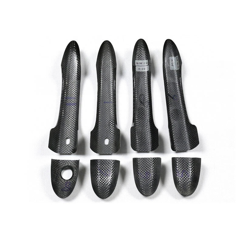 Carbon Fiber Exterior Door Handle Cover Trim for ALFA Romeo Giulia Stelvio 16-20