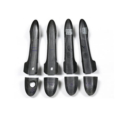 Carbon Fiber Exterior Door Handle Cover Trim for ALFA Romeo Giulia Stelvio 16-20