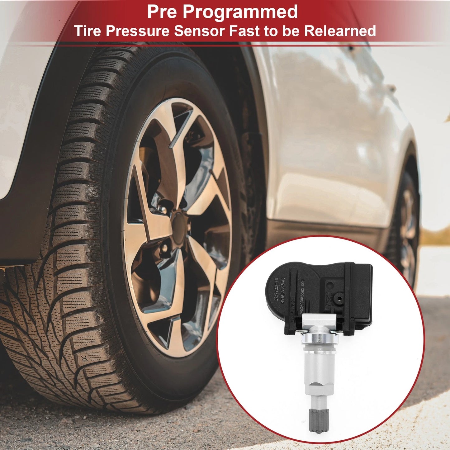 Tire Pressure Sensor 433MHz for Land Rover LR4 (2012-2015)