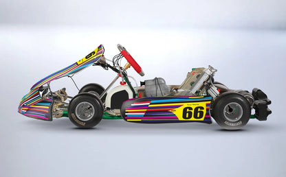Custom KART ART Sticker Kit for Arrow X1 Kart - VIVID STYLE