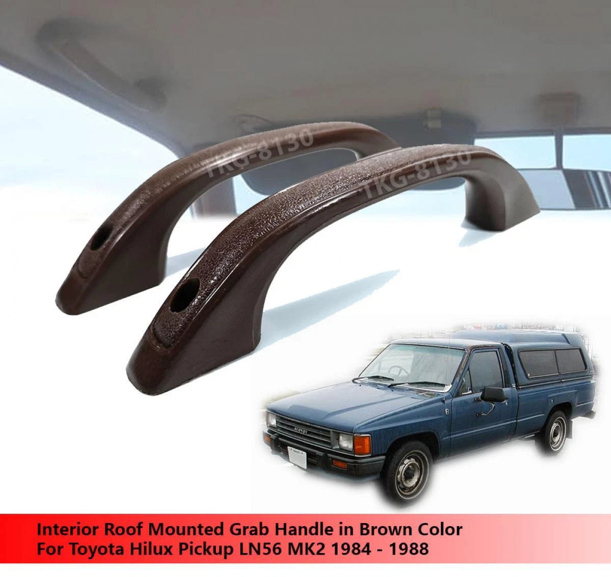Roof Mounted Grab Handle for Toyota Hilux LN56 MK2 (1984-1988)