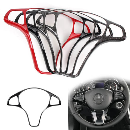 Steering Wheel Cover Trim for Benz A B C E S Class GLA GLC CLA GLE GLS CLS