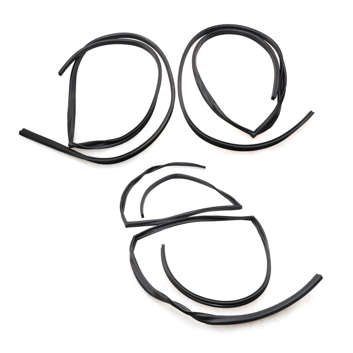 Door Glass Run Channel Set for Toyota Land Cruiser J60 FJ61 FJ62 HJ60 1980-1990