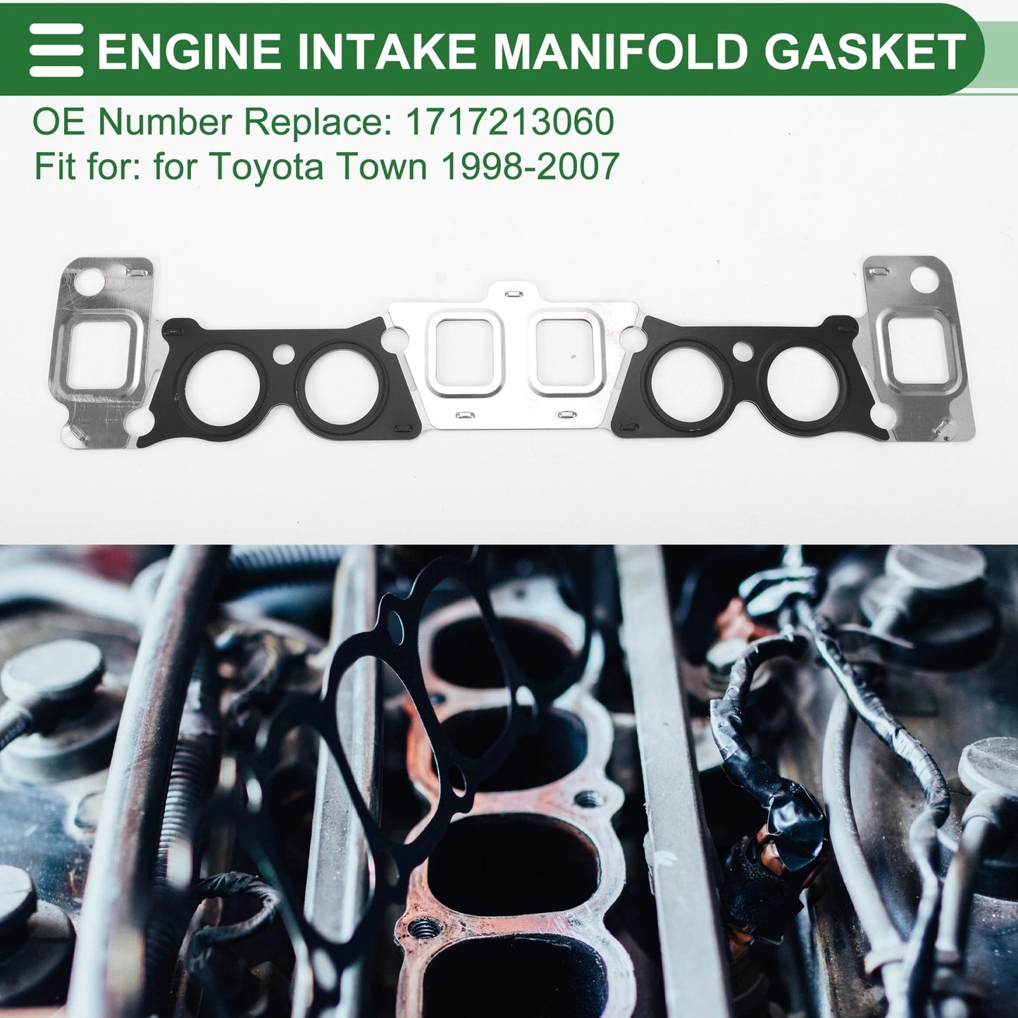 Engine Intake Manifold Gasket for Toyota Town (1998-2007)